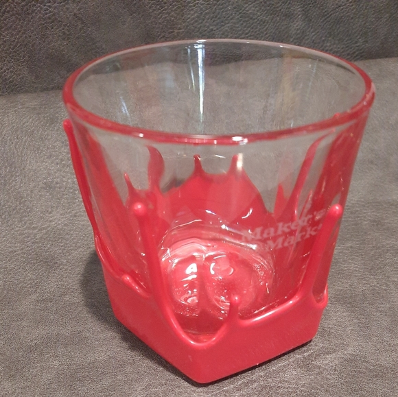 Maker’s Mark Bourbon Red Wax Drip Rocks Glass - Picture 3 of 5